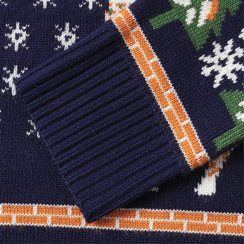 Wholesale Cartoon Christmas Elk Autumn Winter Woolen Baby Clothes